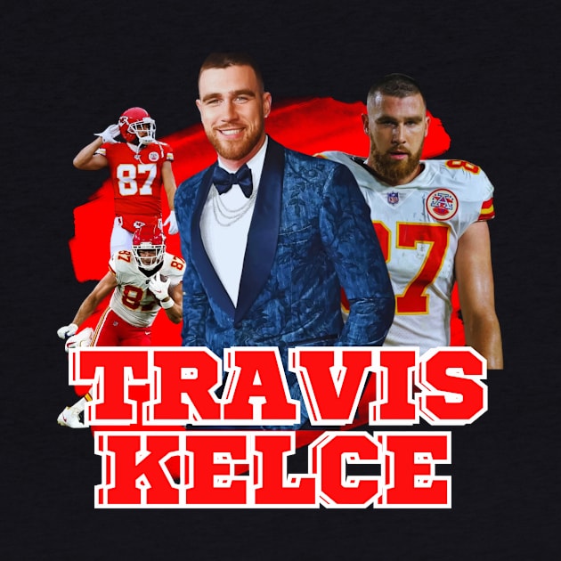 Travis Kelce Vintage by Charlie Dion